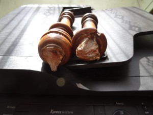das gebrochene Teil